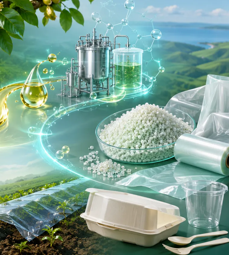 PHA bioplastics renewable polymer pathway by ECOPHA