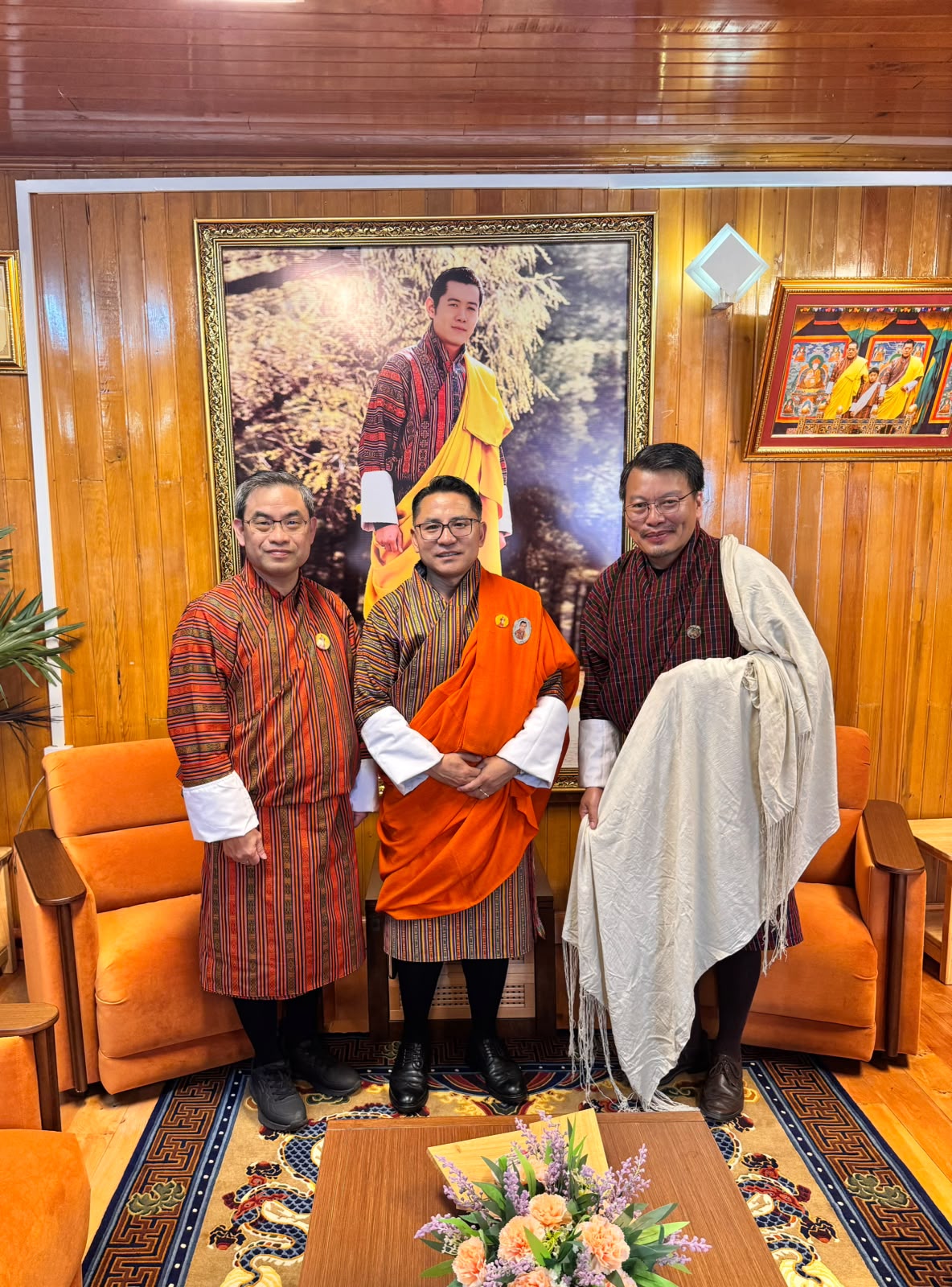 Meeting with the Minister of Agriculture Bhutan